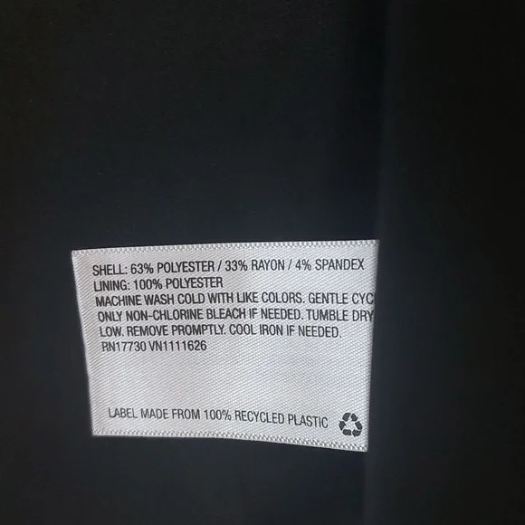 a new day Black White Houndstooth Plaid Fully Lined Wrap Mini Skirt Size 12 - Picture 7 of 8